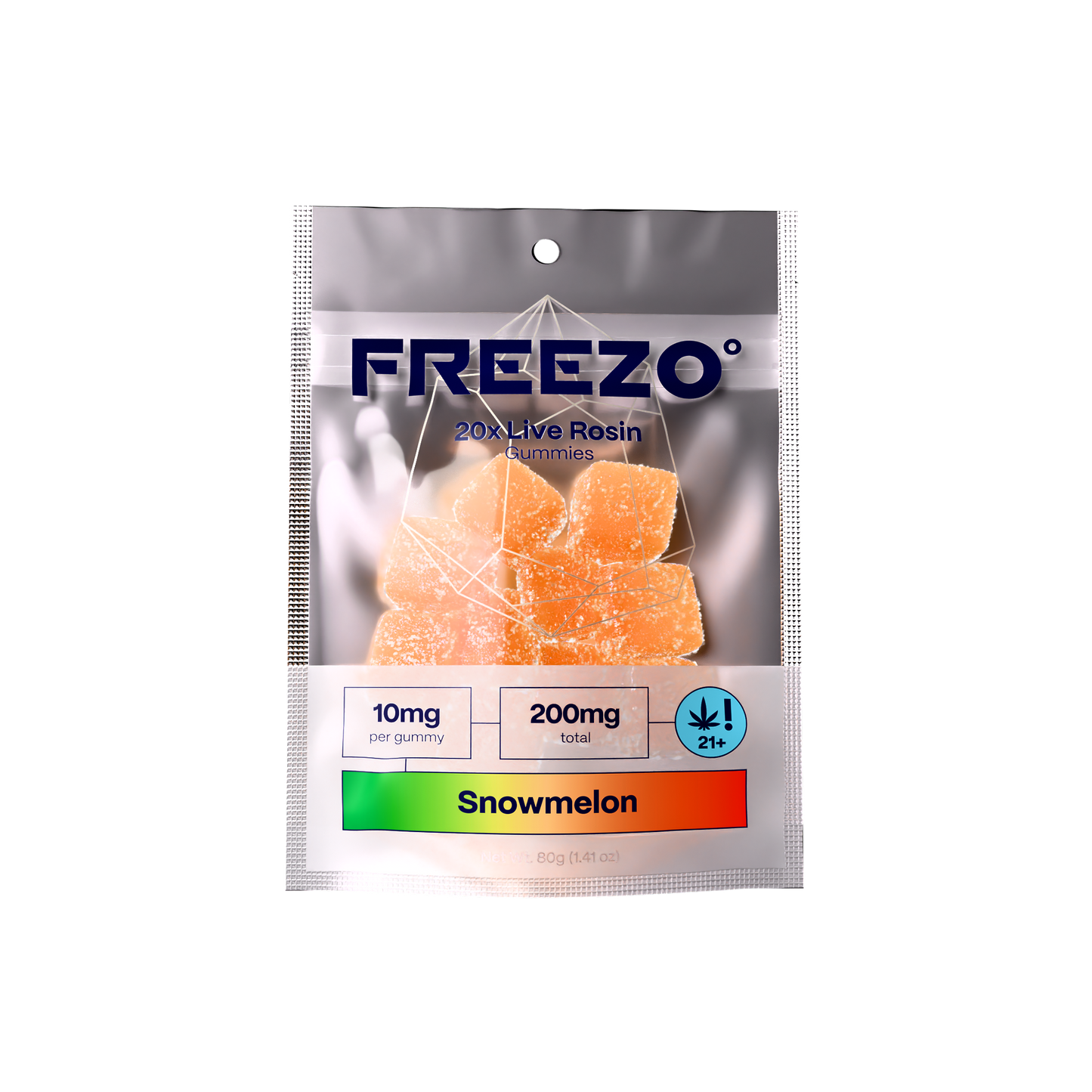 Freezo Live Rosin Gummies 200mg - Snowmelon